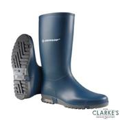 Dunlop Ladies Navy Wellies Size 4