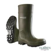 Dunlop Purofort Green Wellies Size 7