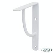 Duraline Mini Swing Shelf Bracket White 14.5 cm image