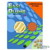 Easi Plumb 1/2" Brass Copression Blanking Cap