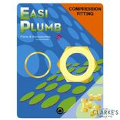 Easi Plumb 3/4" Brass Compression Nut &amp; Olive