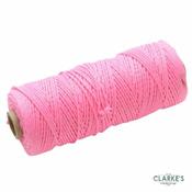 Faithfull Hi-Vis Nylon Brick Line Pink 100m