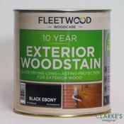 Fleetwood 10 Year Exterior Woodstain Black Ebony 2.5 Litre