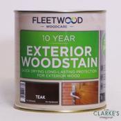 Fleetwood 10 Year Exterior Woodstain Teak 2.5 Litre