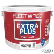 Fleetwood Extra Plus Vinyl Matt White 10 Litre