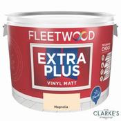 Fleetwood Extra Plus Vinyl Matt Magnolia 10 Litre