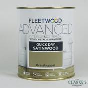 Fleetwood Advanced Quick Dry Satinwood Paint Grasshopper 750 ml