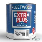 Fleetwood Extra Plus Vinyl Soft Sheen White 5 Litre