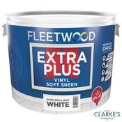 Fleetwood Extra Plus Vinyl Soft Sheen White 10 Litre