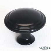 Multi Ring Knob Black 30mm