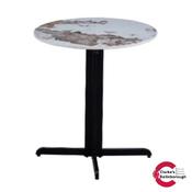 Kas Marble Effect Top Lamp Table
