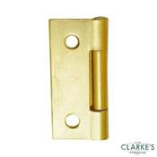 Perry Butt Hinge Pair Brass 50mm