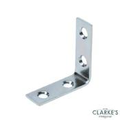 Perry Corner Braces Zinc Plated 50mm Pack of 10