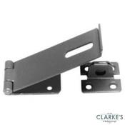 Perry Hasp &amp; Staple Black 115mm