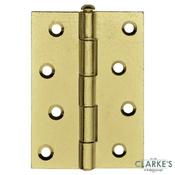 Perry Loose Pin Butt Hinge Pair Brass 100mm