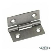 Perry Butt Hinge Pair Self Colour 50mm