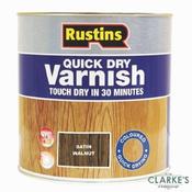 Rustins Quick Dry Satin Varnish Walnut 250 ml
