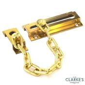 Securit Brass Door Chain 80mm