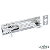 Securit Chrome Necked Door Bolt 75mm