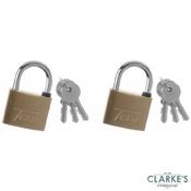 Tessi Keyed Alike 50mm Padlock Set