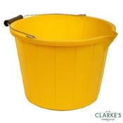 Yellow Heavy Duty 3 Gallon Bucket