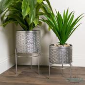 Algarve Planters Silver