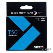 Arrow T50 Staples 6mm 1/4 inch
