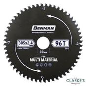 Benman Circular Saw Blade Multi Material 305x2.4mm 96T