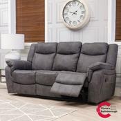 Brooklyn 3 Seater Sofa Charcoal with Drop Down Table