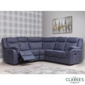 Brooklyn Recliner Corner Sofa Denim image