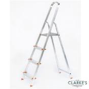 BuildWorx 4 Tread Aluminium Step Ladder