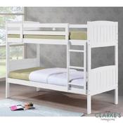 Cassie white bunk bed image
