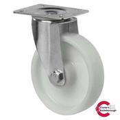 Transport Castor  Solid Wheel 125mm Swivel 175kg  White