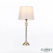 Dani Mini Buffet Lamp Silver/Grey 53cm