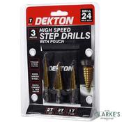 Dekton High Speed Step Drill Set