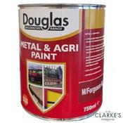 Douglas Metal and Agri Paint Massey Ferguson Red 750ml