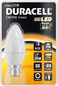 Duracell 4W B22 LED Candle Bulb