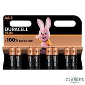 Duracell Plus Power AA Batteries 8 Pack