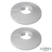 Easi Plumb Pipe Hole Covers White