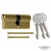 Era Euro Profile Double Door Cylinder Brass 30/40 mm