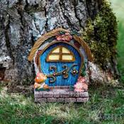 Fairy and Elf Doors | Garden Decor Blue