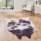 Faux Cow Skin Rug Black/White 155 x 195cm image