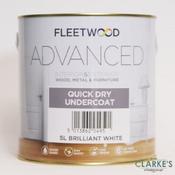 Fleetwood Advanced Quick Dry Undercoat White 5 Litre