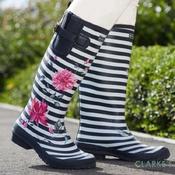 Fleurs Rubber Women's Wellingtons Size 5