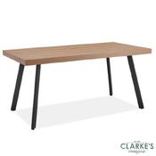 Frederic Oak Top Dining Table