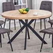 Frederic Round Dining Table Oak