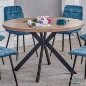 Frederic Round Dining Table Walnut