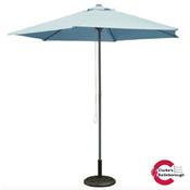 Push Up Aluminium Garden Parasol 2.5 Metre Blue image