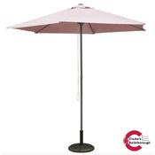 Push Up Aluminium Garden Parasol 2.5 Metre Coral