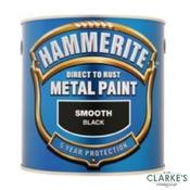 Hammerite Metal Paint Smooth Black 2.5 Litre